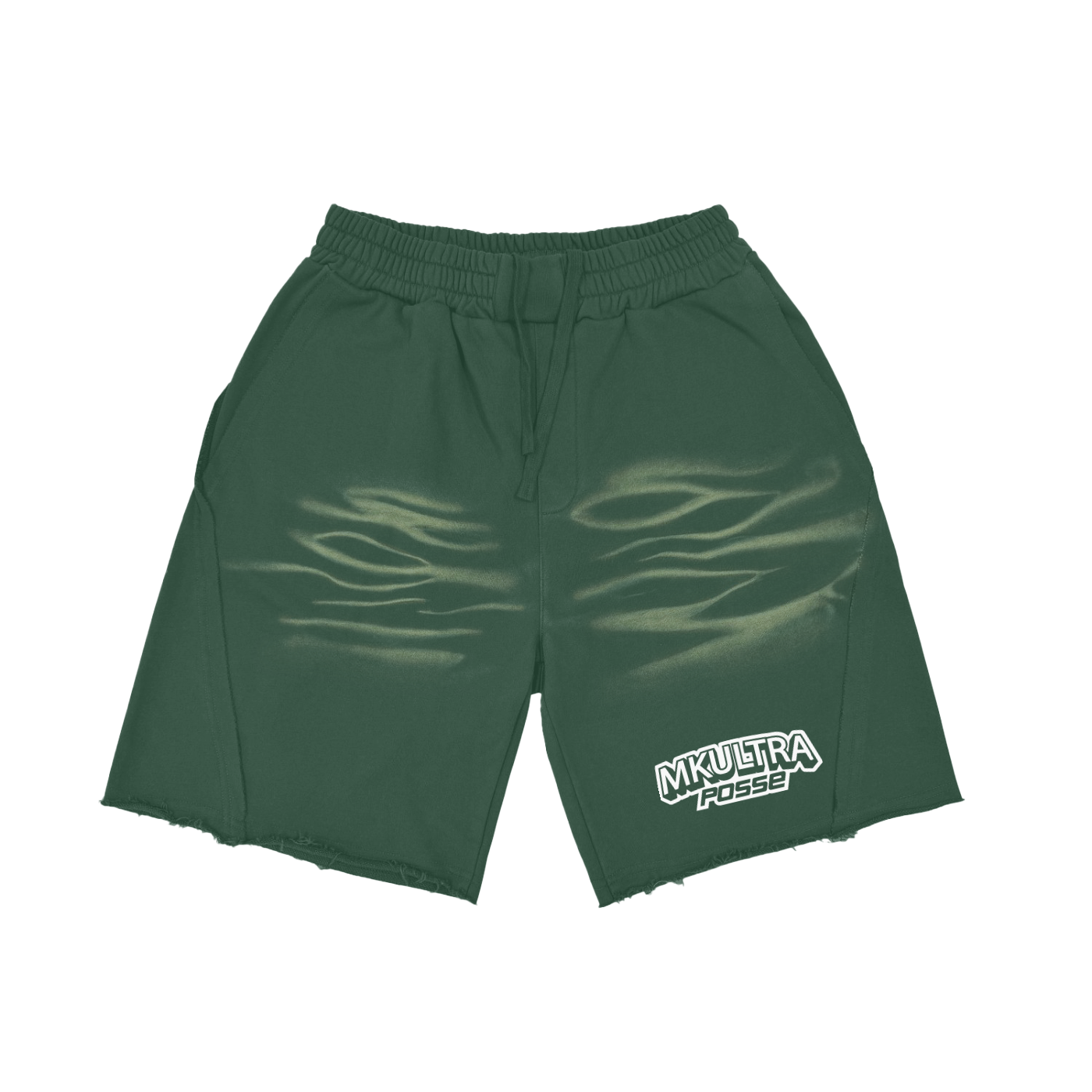 MKULTRA Posse Vintage Washed Tiger Stripes Short Pants