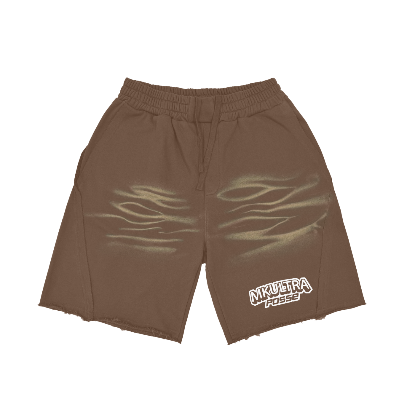 MKULTRA Posse Vintage Washed Tiger Stripes Short Pants